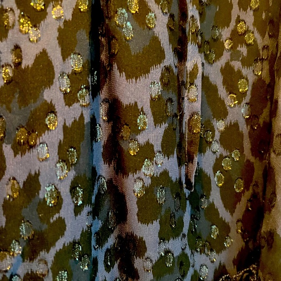 KATE SPADE Sleeveless Metallic Leopard-print Top - Picture 4 of 5